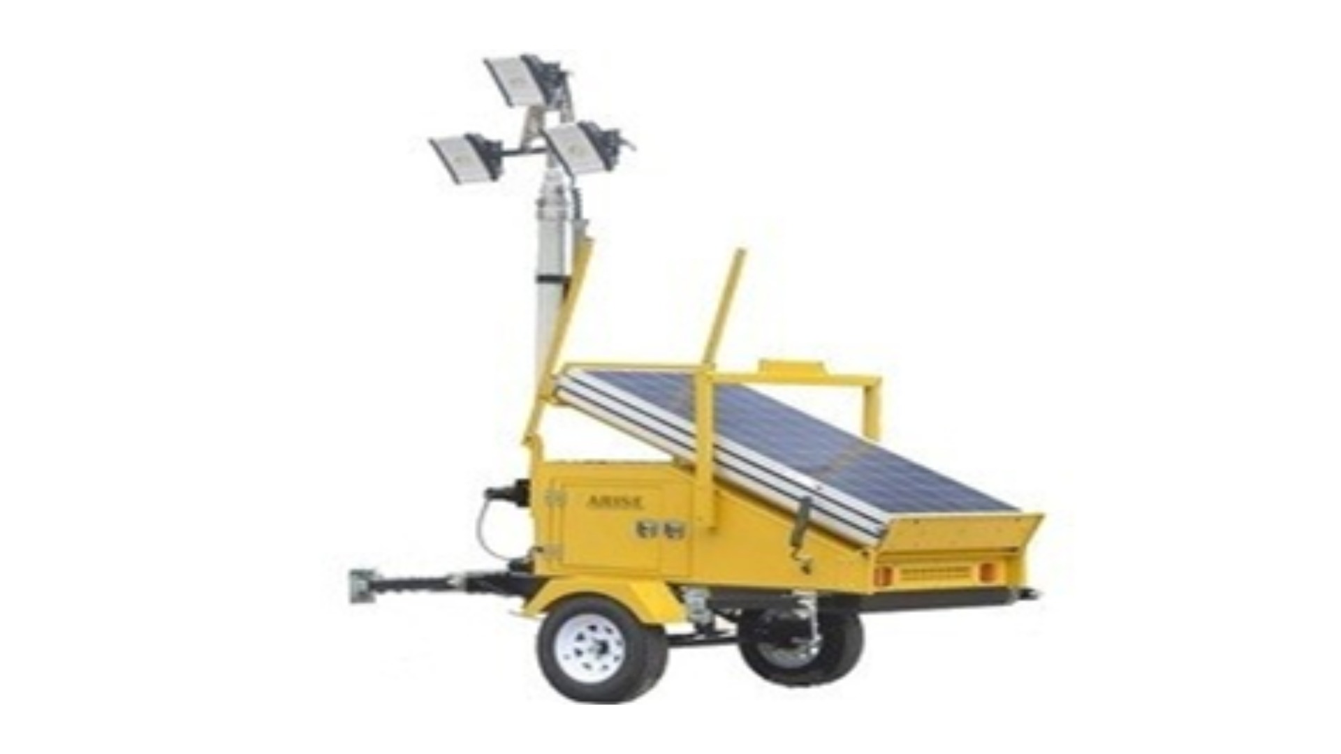 mobile solar light mast